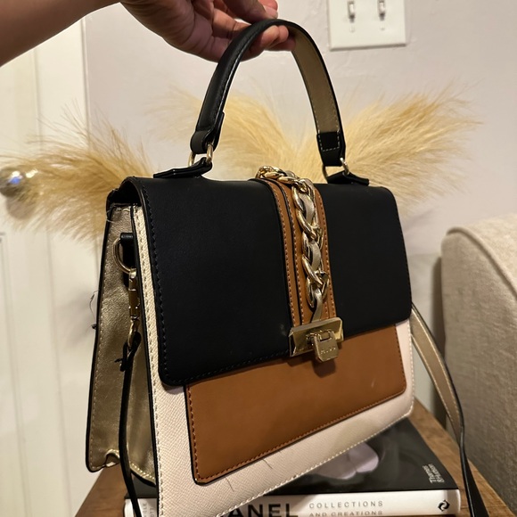 Aldo Black and Brown Handbag - Picture 3 of 6